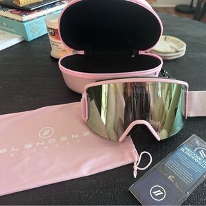 Blenders Eyewear Pink and Silver Women's Goggles